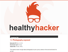 Tablet Screenshot of healthyhacker.com